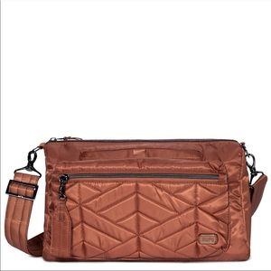NWT - Lug Stretch Shoulder / Crossbody Bag in Copper Brown